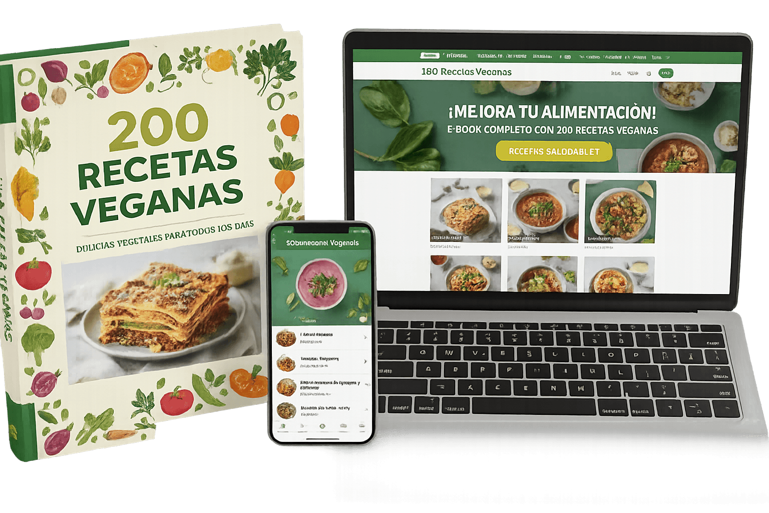 Pack de recetas veganas