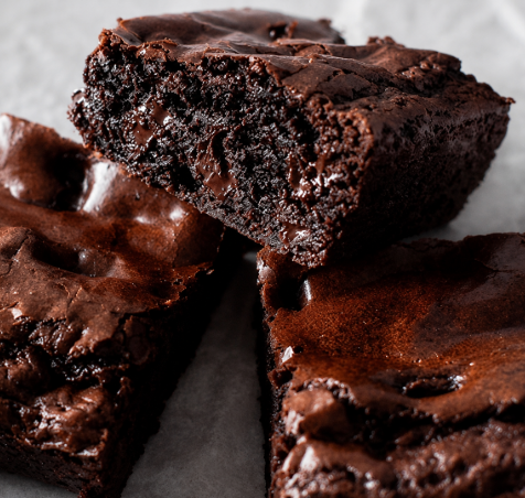 Brownie vegano de chocolate