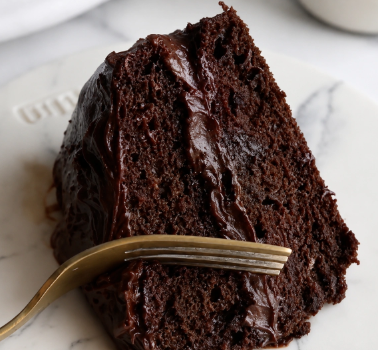 Pastel de chocolate intenso